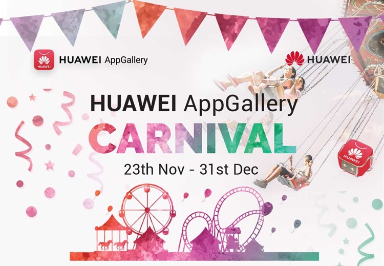 Huawei AppGallery Carnival giving rewards worth RM100K and a chance to win a Huawei Mate 20 Pro