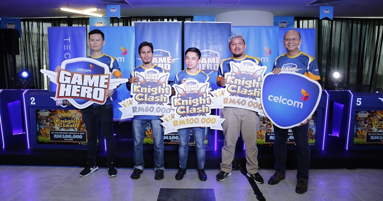 Celcom Game Hero Knight Clash tournament ends with a returning champion winning RM100K cash prize