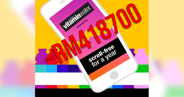 Would you stop using your smartphone for 1 year for ~RM418700?