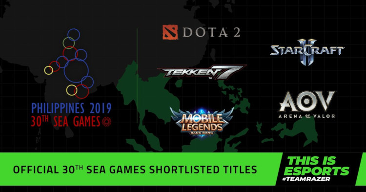 Dota 2, AOV, Mobile Legends, Starcraft 2 and Tekken 7 to be part SEA Games 2019