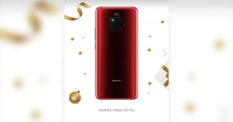 Huawei celebrates Chinese New Year with a red Mate 20 Pro