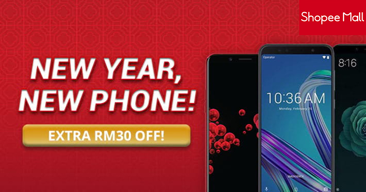 New year, new phone! Shopee is offering crazy discounts on your favourite smartphones