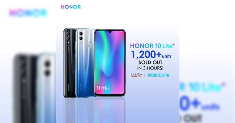 HONOR Malaysia just made at least RM838,800 from the one-day HONOR 10 Lite promo sale