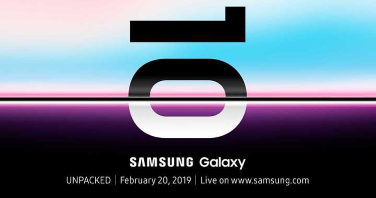Samsung Galaxy S10 range will be launched ahead of MWC on 20 February with 6 cameras