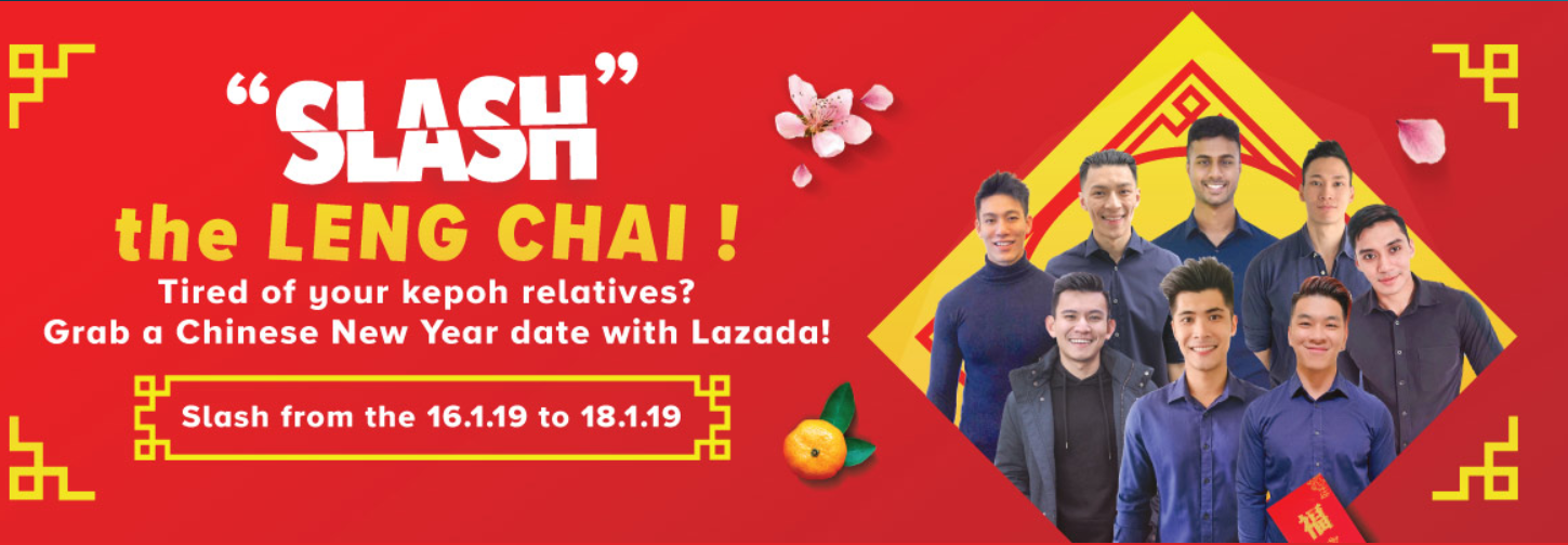 Malaysians can rent a fake boyfriend in Lazada app for Chinese New Year