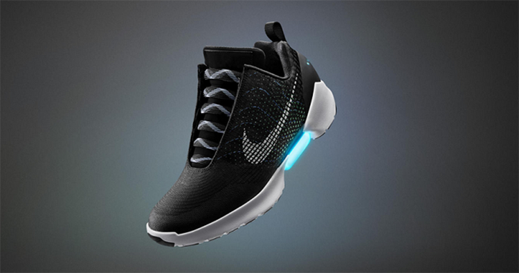 The future is now. You can tie up your Nike shoes with your phone
