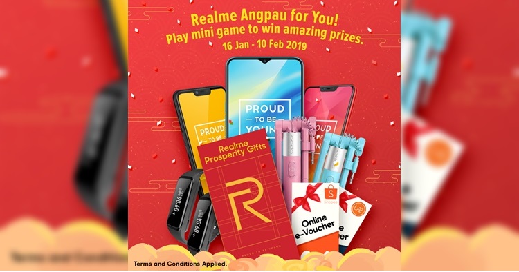 You might win a free Realme smartphone from the Angpau For You! campaign