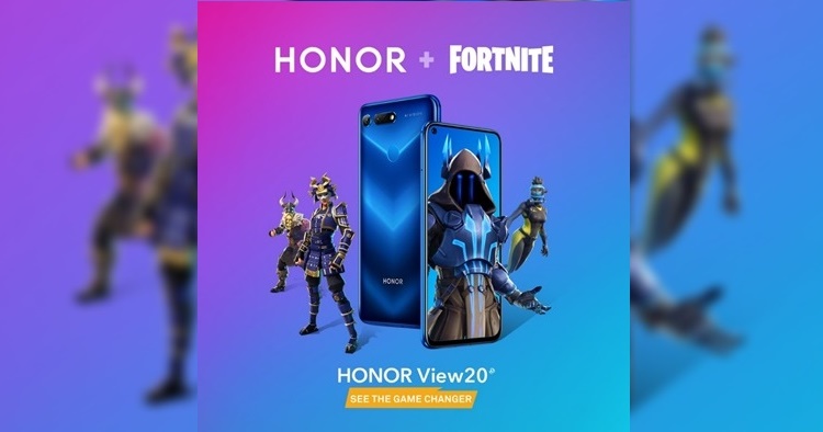 Fortnite Mobile 60Hz version will be available on HONOR View20 soon