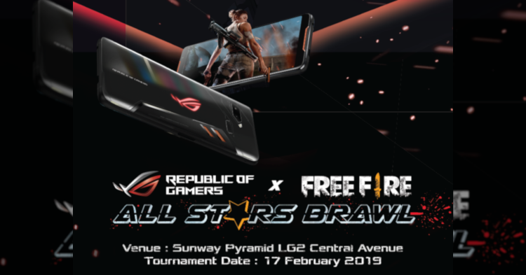 Catch the ROG x Free Fire "All Stars Brawl" in Sunway Pyramid + Promotion with ZenFone 5z starting from as low as RM1499