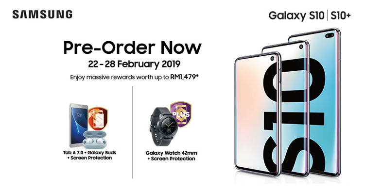 Senheng and senQ are offering the Samsung Galaxy S10 and S10+ on pre-order with up to 4 years warranty + freebies and more