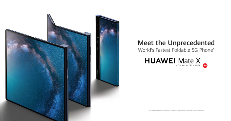 World's first foldable 5G smartphone - Huawei Mate X unveiled for ~RM10,625