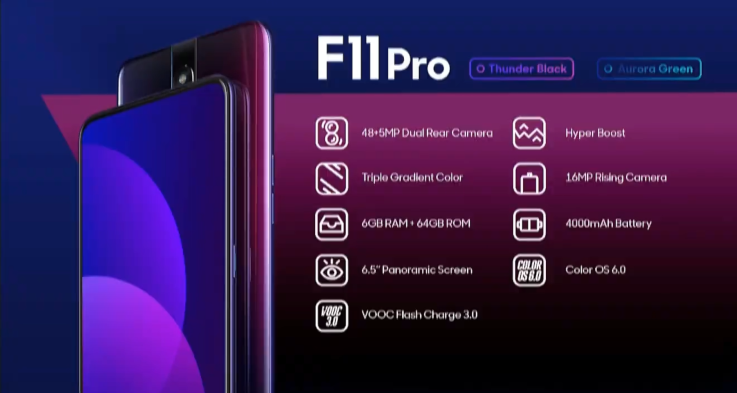 specs of oppo f11