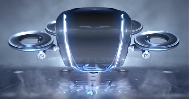 Goodyear is teasing an idea of an airless tire for a flying car