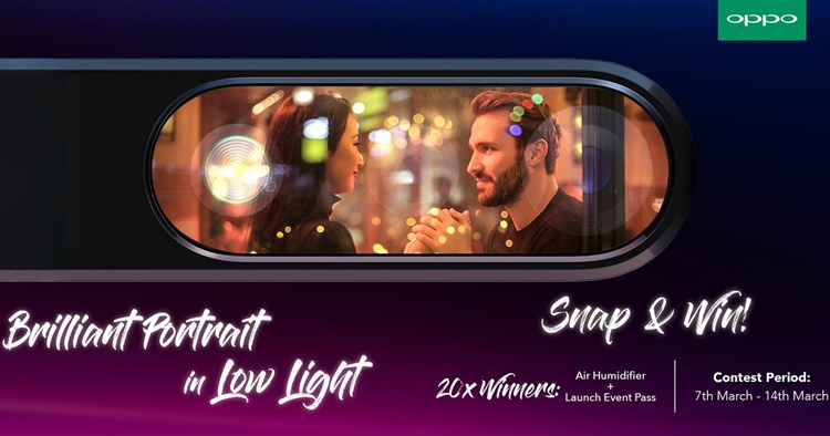 Take your most #BrilliantPortraitinLowLight to win entry into the official OPPO F11 Pro launch