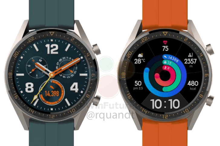 Huawei Watch GT Active and the Watch GT Elegent is expected to launch with the Huawei P30 Pro