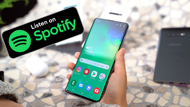 Get 3 months Spotify Premium and 2 TGV movie tickets for free with the Samsung Galaxy S10!