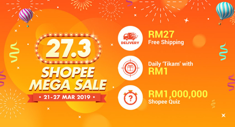 27.3 Shopee Mega Sale is coming soon as Shopee becomes number one e-commerce site in Malaysia