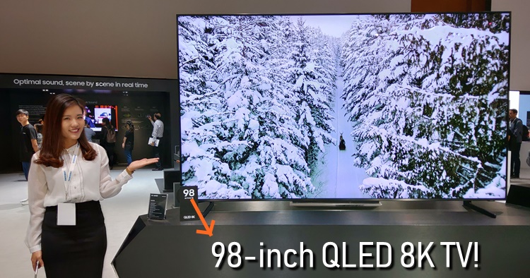 Samsung just unveiled a 98-inch QLED 8K TV at the Samsung SEAO Forum 2019