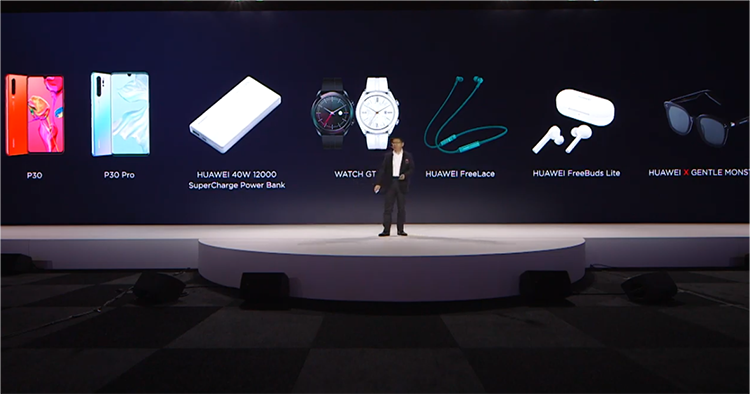 Huawei announced new accessories at P30 launch which include 12000mAh powerbank, smart glasses and more