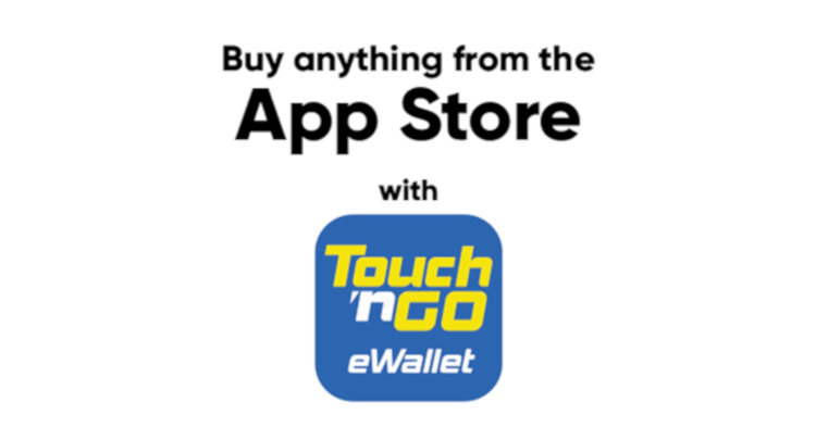 You can now make purchases on the Apple iOS App Store using Touch 'n Go eWallet