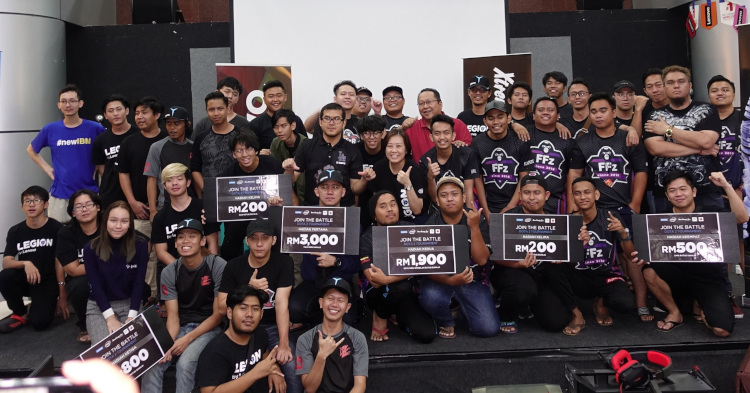 Lenovo Legion hosts a 3-day tournament in East Malaysia with a total prize pool of RM6600