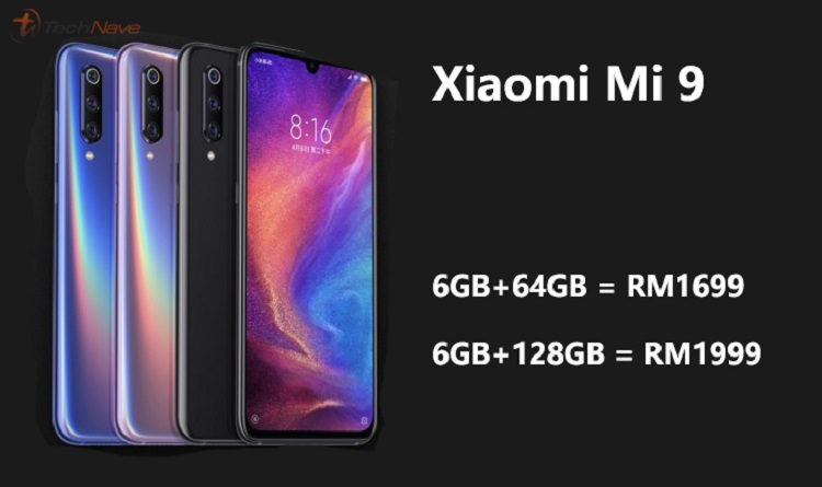 Xiaomi Mi 9 equipped with Snapdragon 855 officially available in Malaysia from RM1699