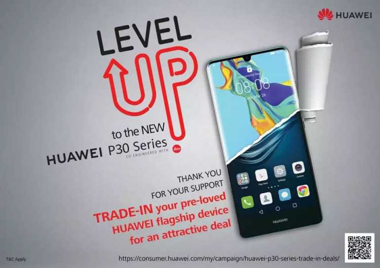 Now even more Huawei phones to trade-in for up to RM2200 off a Huawei P30 series smartphone, here's how!