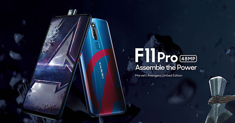 In conjunction with Avengers: End Game, OPPO releases the Marvel's Avengers Limited Edition OPPO F11 Pro