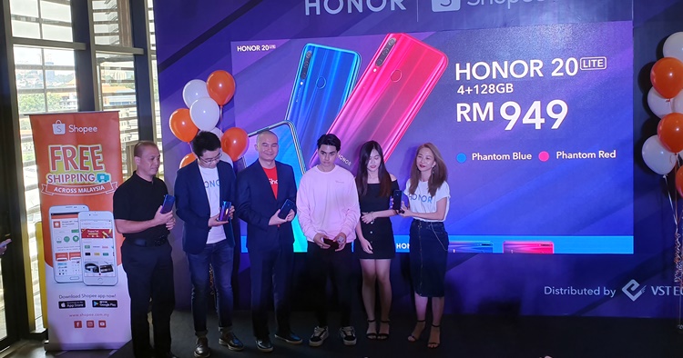 HONOR 20 Lite launched in Malaysia with triple rear camera, 32MP selfie camera and more at RM949