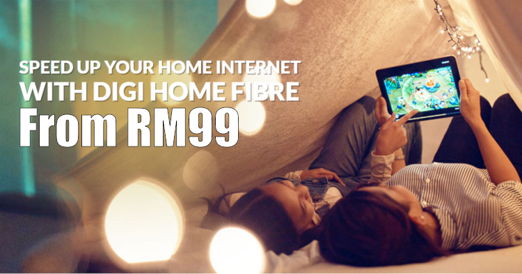 Digi is now offering Fibre Broadband starting from as low as RM99 a month