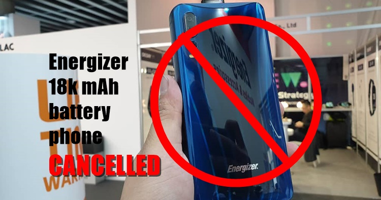 The Energizer Power Max P18K Pop phone failed to get crowdfunding and we aren't surprised