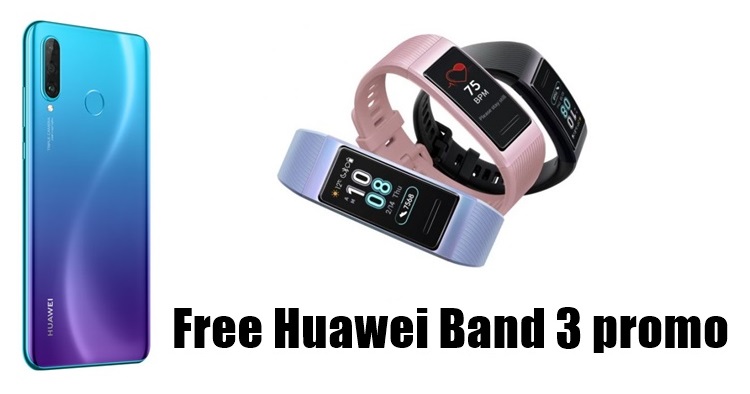 Get a free Huawei Band 3 worth RM239 from purchasing the Huawei Nova 4 or 4e