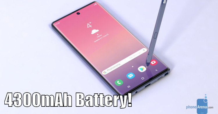 Samsung Galaxy Note 10 5G to have the largest battery ever in the Note series