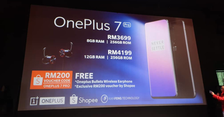 OnePlus 7 Pro equipped with Snapdragon 855 and up to 12GB of RAM is officially available in Malaysia starting from RM2999
