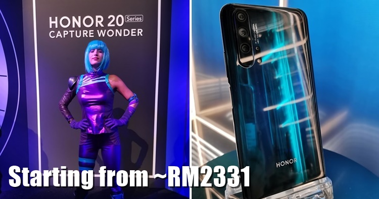 HONOR 20 series unveiled from ~RM2331 with rear quad cameras, up to 30x digital zoom and more