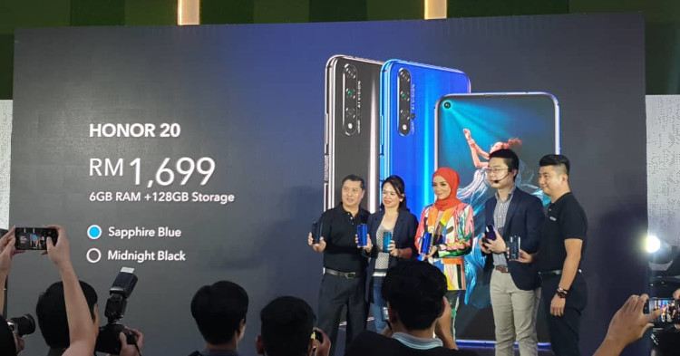 HONOR 20 with quad camera officially available in Malaysia starting from RM1699