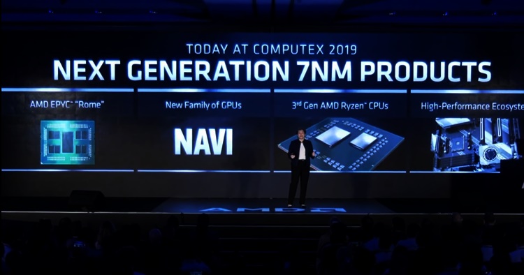 AMD held its first-ever keynote at Computex 2019 with next-gen computer components