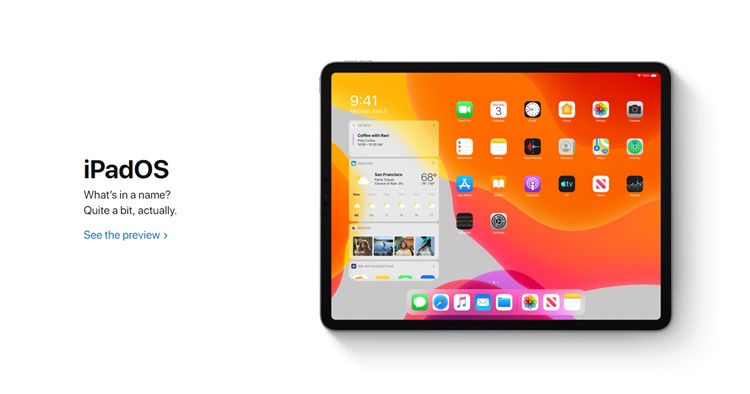 New iPadOS introduced by Apple with new home screen, split view, desktop mode Safari and more