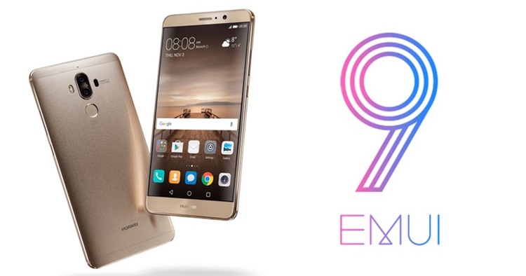 EMUI 9 update now available for Huawei P10 and Mate 9 series