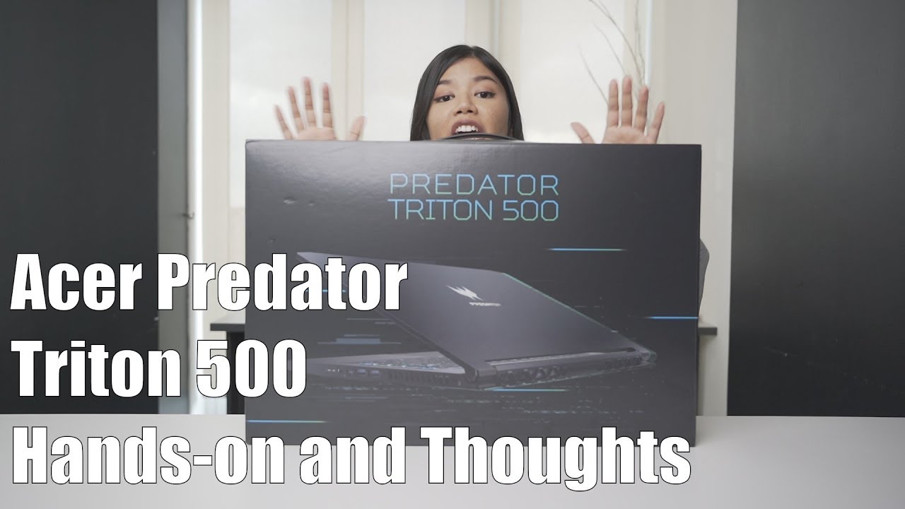 Here's our unboxing and first impressions of the Acer Predator Triton 500