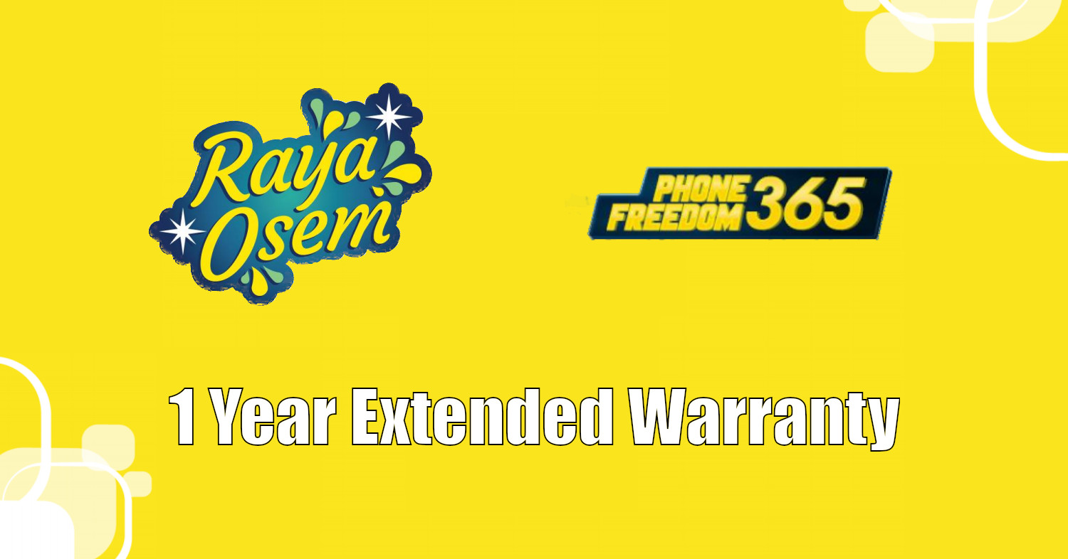 Get 1 Year Extended Warranty worth RM199 on Huawei devices with Digi's Phone Freedom 365