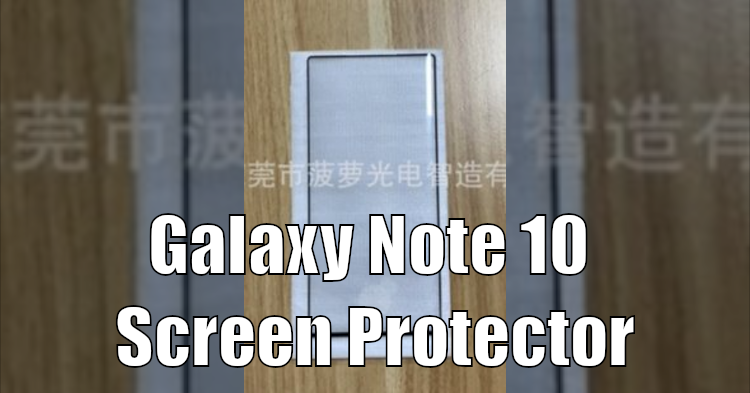 Galaxy Note 10 could come with very VERY thin bezels