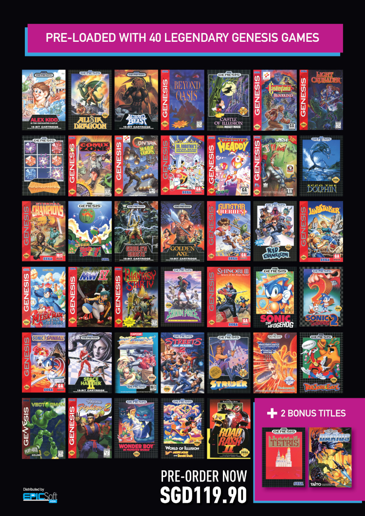 At games deals sega genesis mini