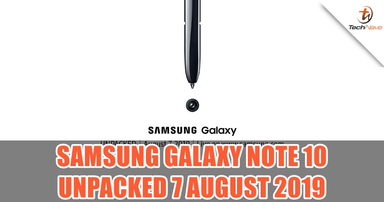The Samsung Galaxy Note 10 will officially be UNPACKED on 7 August 2019