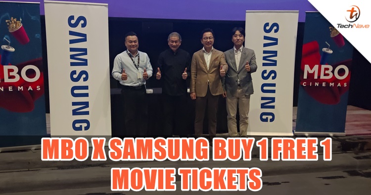 MBO and Samsung teaming up with a Buy 1 Free 1 promo for movie fans