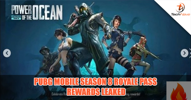 TechNave Gaming - PUBG Mobile Season 8 Royale Pass leaked with Ocean theme, new golden KAR-98 skin and more