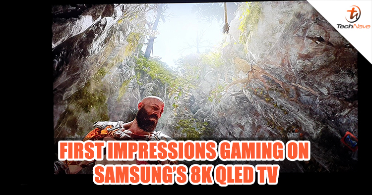 Here's our first impression gaming on the Samsung QLED 8K TV