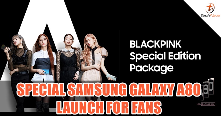 The first 1000 Samsung Galaxy A80 customers will receive a BLACKPINK special edition package for free