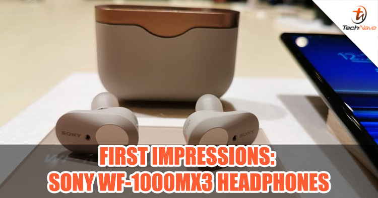 We got a closer look at Sony's brand new wireless earbuds, the WF-1000XM3