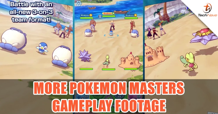 TechNave Gaming: New Pokémon Masters gameplay released shows 3v3 real-time battle and a lot of teamwork
